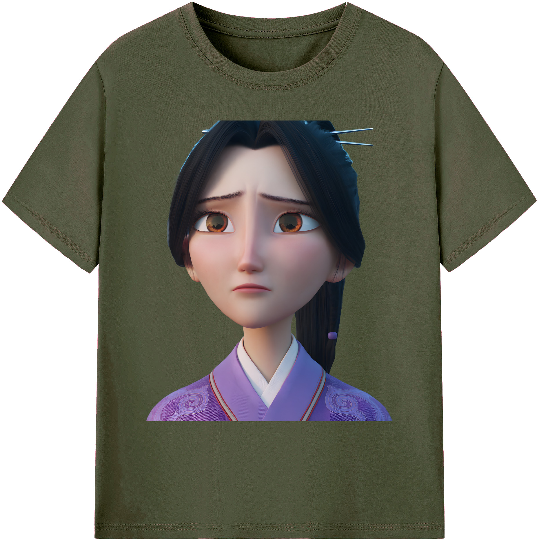 （画像用） Ne Zha 2 ナタ 魔童の大暴れ 綿100％ メンズ半袖Tシャツ｜肌触りやわらか＆通気性